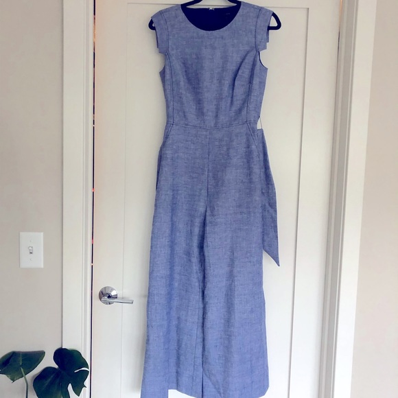 J. Crew Pants & Jumpsuits Nwt Jcrew Resume Stretch Linen Wide Leg